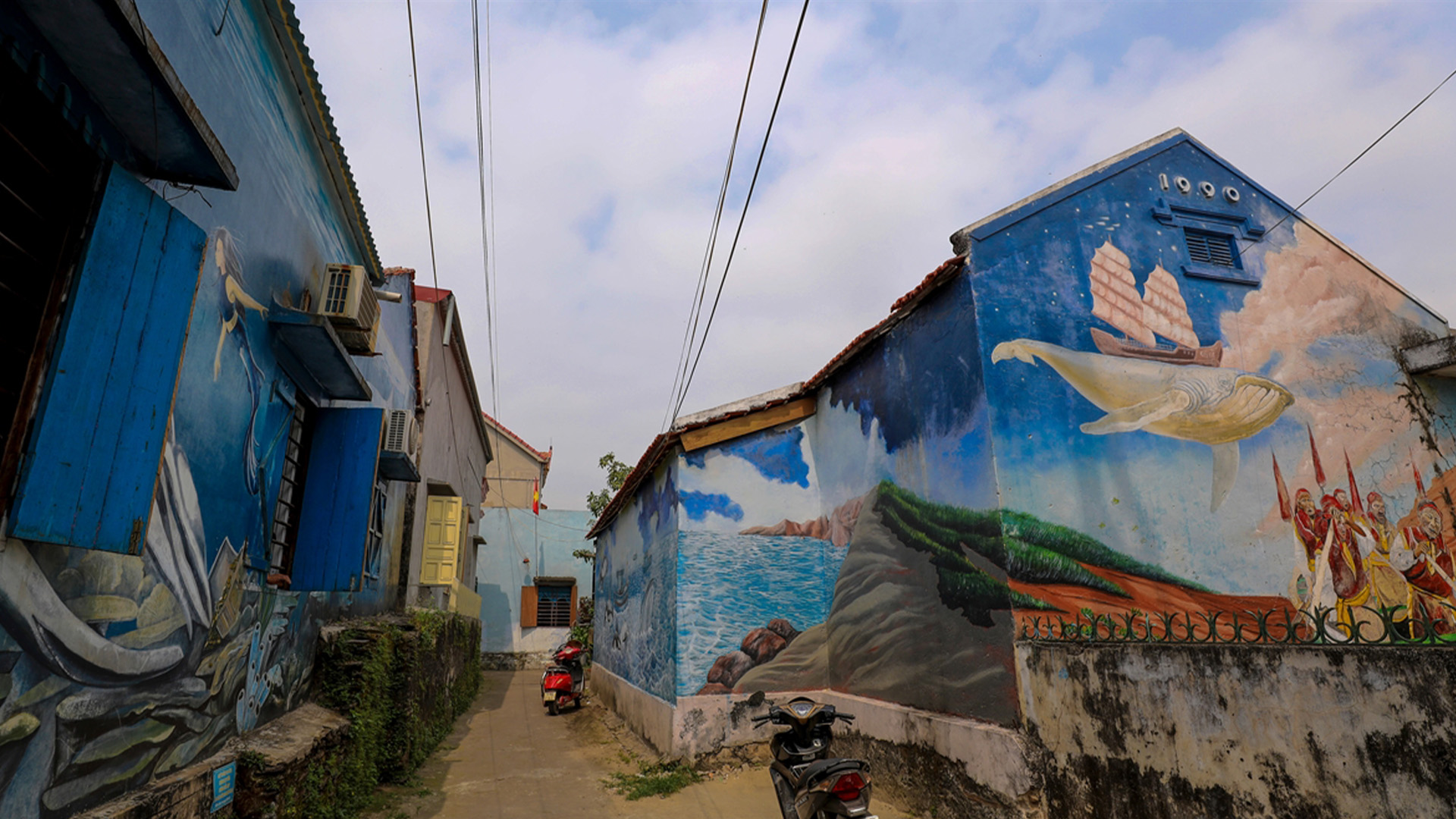 カインズオン壁画村（Làng bích họa Cảnh Dương）